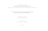 Geometrical and Combinatorial Optimization Problems