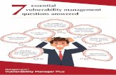 7 essential vulnerability management questions answered