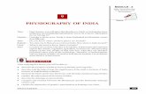 Notes PHYSIOGRAPHY OF INDIA