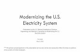 Modernizing the U.S. Electricity System