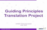 Guiding Principles Translation Project