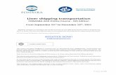 Liner shipping transportation