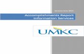 Accomplishments Report Information Services