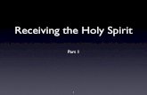 Receiving the Holy Spirit - Smyrna