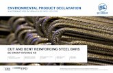 CUT AND BENT REINFORCING STEEL BARS