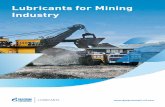 Lubricants for Mining Industry