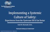 Implementing a Systemic Culture of Safety
