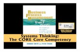 2009 Whitney Symposium Systems Thinking: The CORE Core ...