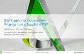BIM Support for Construction Projects from a Supplier’s POV