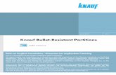 Knauf Bullet-Resistant Partitions