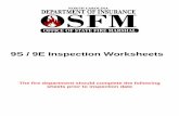 9S / 9E Inspection Worksheets