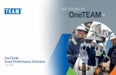 OneTEAM Asset Performance Solutions
