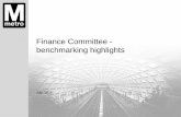 Finance Committee - benchmarking highlights
