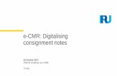 e-CMR: Digitalising consignment notes