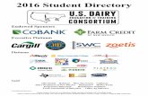 2016 Student Directory