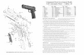 Component Parts Government Model, Colt’s Automatic Pistol ...