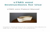 sTMS mini Instructions for Use - eNeura