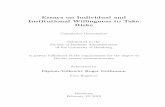 Essays on Individual and Institutional Willingness to Take ...