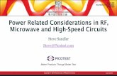 Power Related Considerations in RF, Microwave and High ...