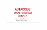 AUTACOIDS - pharmacy.uobasrah.edu.iq