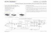 A4945 and A4949 Three Phase Sensorless Sinusoidal Fan Driver