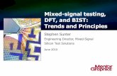 Mixed-signal testing, DFT, and BIST