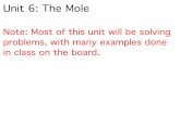 Unit 6: The Mole - mrhee.weebly.com