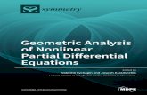 Geometric Analysis of Nonlinear Partial Differential Equations