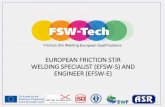 EUROPEAN FRICTION STIR WELDING SPECIALIST (EFSW-S) AND ...