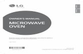 OWNER S MANUAL MICROWAVE OVEN