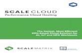 Performance Cloud Hosting - ScaleMatrix
