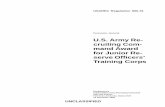 U.S. Army Re- cruiting Com- mand Award for Junior Re ...