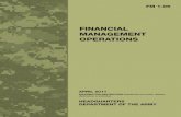 FINANCIAL MANAGEMENT OPERATIONS