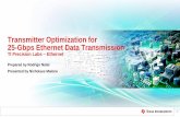 Transmitter Optimization for 25-Gbps Ethernet Data ...