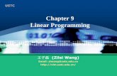 Chapter 9 Linear Programming - USTC