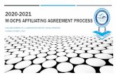2020-2021 m-dcps Affiliating agreement process