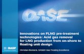 Innovations on FLNG pre-treatment technologies: Acid gas ...
