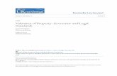 Valuation of Property--Economic and Legal Standards