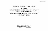 INSTRUCTIONS FOR SUPERIOR SLO-SYN TD SERIES BRUSHLESS ...