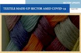 TEXTILE MADE-UP SECTOR AMID COVID-19 August, 2020