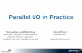 Parallel I/O in Practice - Innovative | Inventive