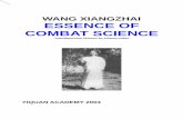 WANG XIANGZHAI ESSENCE OF COMBAT SCIENCE