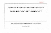 2020 PROPOSED BUDGET - SMUD