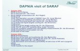 DAPNIA visit of SARAF