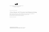 The Role of Financial Reporting - DiVA portal