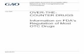 GAO-20-572, OVER-THE-COUNTER DRUGS: Information on FDA's ...