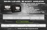 rma Level III body armor