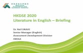 2020 HKDSE Literature in English Briefing Session