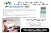 Thos. Somerville Co. Daikin Sales Training Class