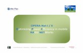 OPERA -Net I / II Optimizing Power Efficiencyin mobile